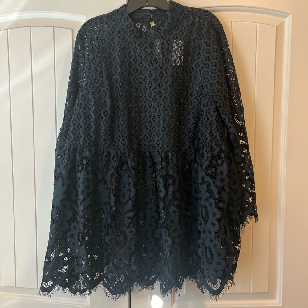 Lane Bryant lace baby doll fairy dark academia grunge whimsical casual